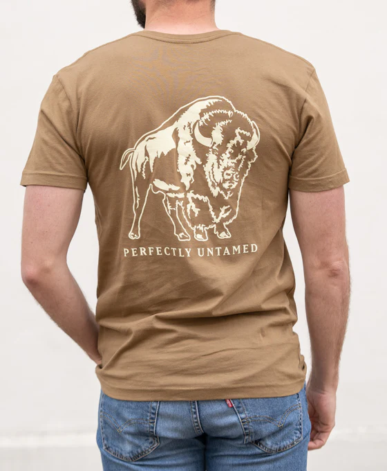 Buffalo Trace Distillery Bourbon Brown T-Shirt (S, M) - Image 3