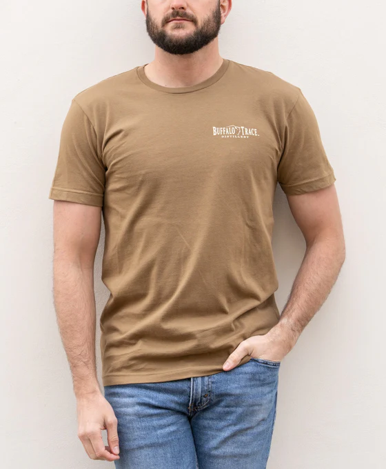 Buffalo Trace Distillery Bourbon Brown T-Shirt (S, M) - Image 4