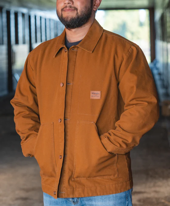 Buffalo Trace Distiller's Cotton Canvas Jacket with Flask Pocket - Image 4