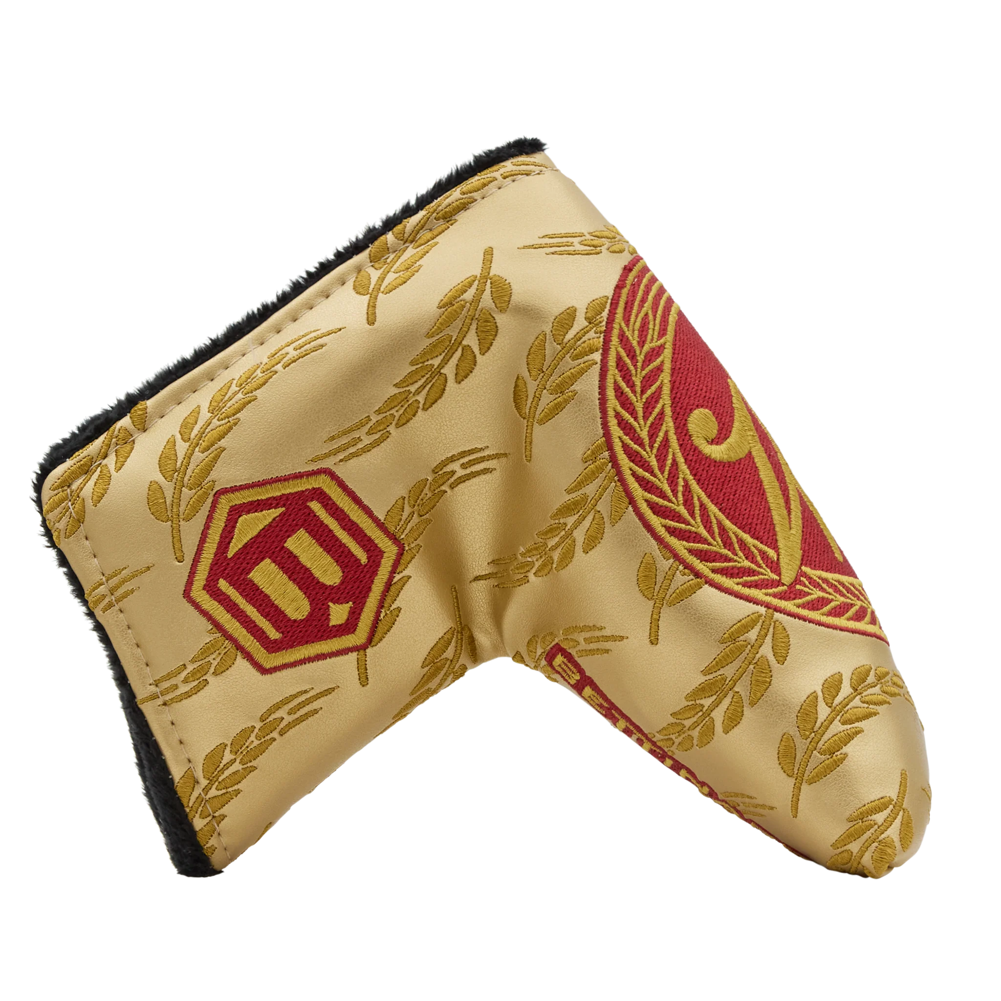 Weller x Bettinardi Gold & Crimson Blade Putter Headcover - Image 4